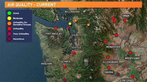 When will the smoke clear in Washington? Air quality expected to stay ‘unhealthy’ Thursday ...