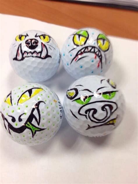 Cool Golf Balls Designs - template