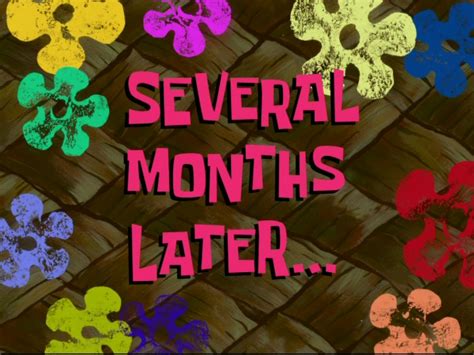 Several Months Later... | SpongeBob Time Cards | Know Your Meme