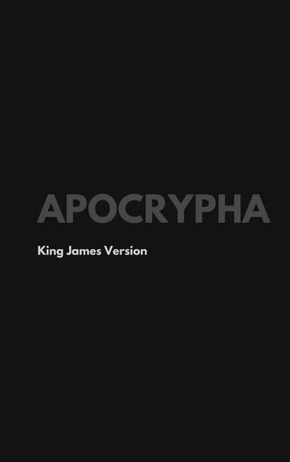 Apocrypha, King James Version (Hardcover) - Walmart.com