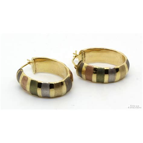 14K Gold Milor-Italy Earrings | Upscale Consignment