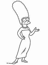 Marge And Homer Coloring Pages sketch template