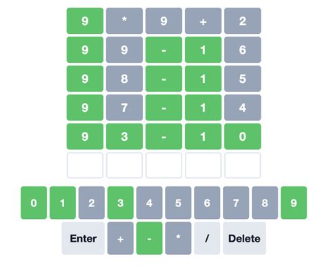 Mathler - A daily math puzzle