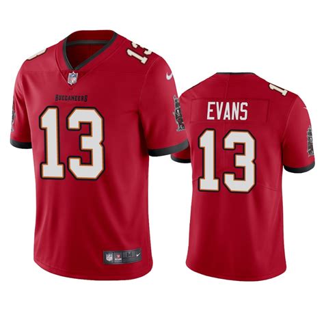 Men's Tampa Bay Buccaneers #13 Mike Evans 2020 Red Vapor Untouchable Limited Stitched NFL Jersey ...