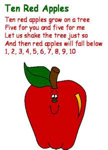 Ten Red Apples