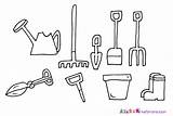 Gardening tools  Pictures To Print And Colour Netmums sketch template