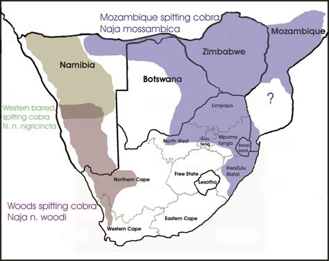 King Cobra Habitat Map