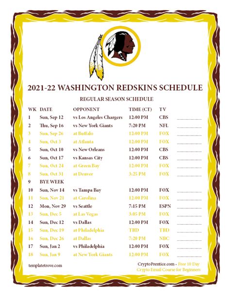 Redskins Game Schedule 2024 - Cory Merrie