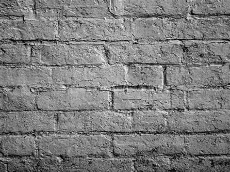 Gray Painted Brick Wall Free Stock Photo - Public Domain Pictures