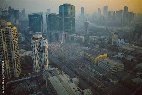 Mumbai skyline at dawn Stock Photo | Adobe Stock