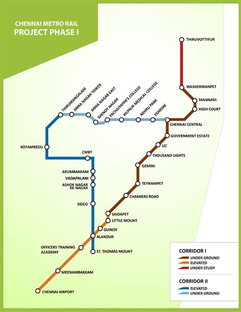 metro train route, chennai metro rail, timings tambaram to beach ...