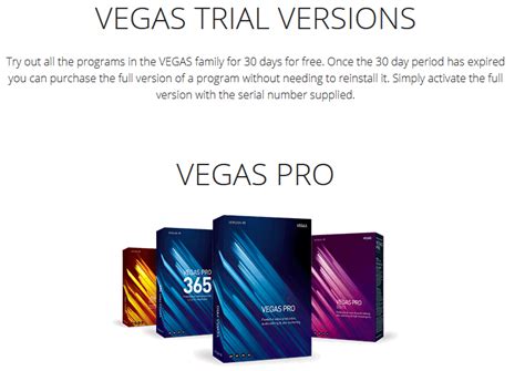 Vegas Pro Free Trial Download (Mac/Windows 10, 7) » Trial Software