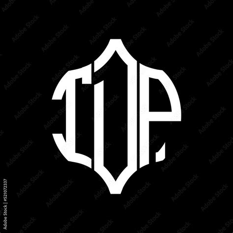 TDP letter logo. TDP best black background vector image. TDP Monogram logo design for ...