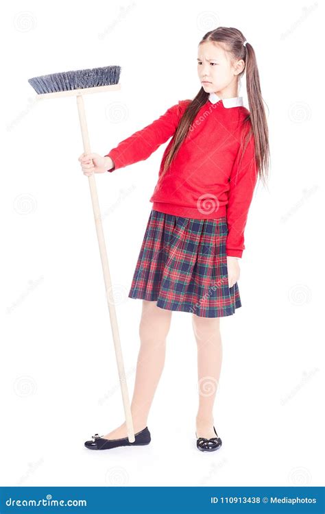 School clean-up stock photo. Image of routine, outfit - 110913438