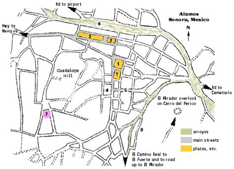 Map of Alamos, Sonora, Mexico (from RimJournal.com)