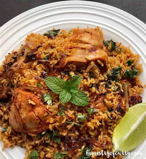 Brown Rice Chicken Biryani - Instant Pot - Ministry of Curry