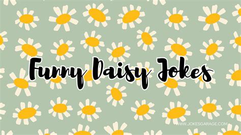 78 Cute Daisy Puns - Jokes Garage