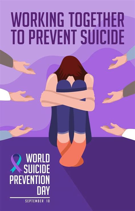 World Suicide Prevention Day Poster 2977975 Vector Art at Vecteezy