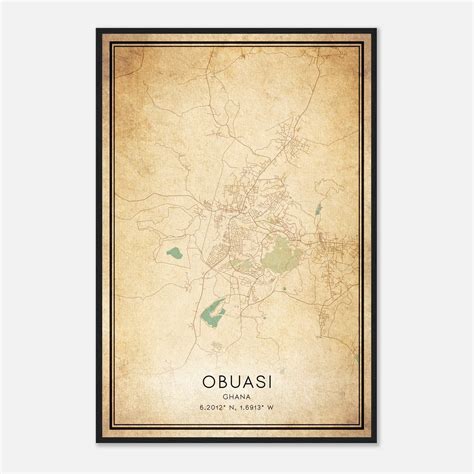 Obuasi - Custom Maps & Posters