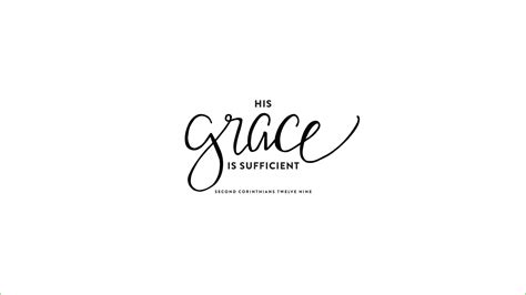 His Grace Is Sufficient HD Bible Verse Wallpapers | HD Wallpapers | ID ...