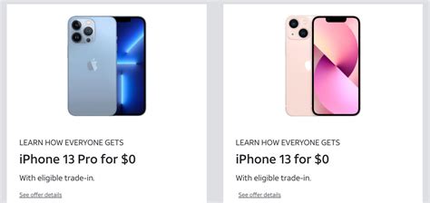 Buy a 'free' iPhone 13 with trade-in: Everything to know about Verizon, T-Mobile and AT&T's ...