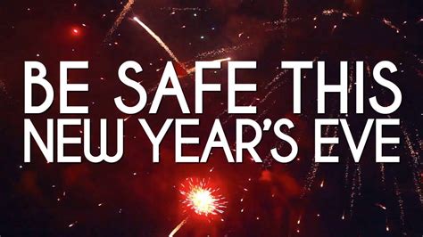 New Years Firework Safety - YouTube