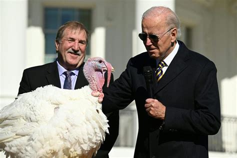 Joe Biden Pardons Turkeys Named 'Chocolate' and 'Chip' in Annual White ...