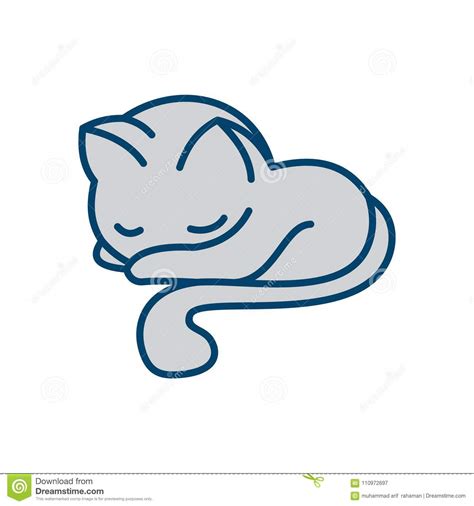 Cartoon Cat Sleeping Drawing / How to draw a Cat Sleeping - YouTube / How to draw a sleeping cat ...