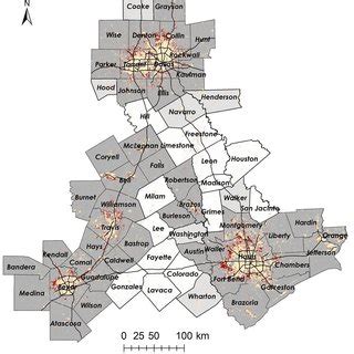 Descriptive data in the Texas Triangle, 2001-2016. | Download ...