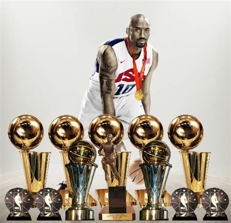 Kobe Bryant With His NBA Championship Trophies Photo Print (8 X 10) | ubicaciondepersonas.cdmx ...