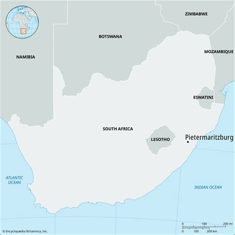 Pietermaritzburg | South Africa, Map, & Population | Britannica