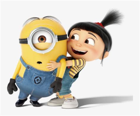 Share This Image - Despicable Me Agnes And Minion - 738x600 PNG Download - PNGkit