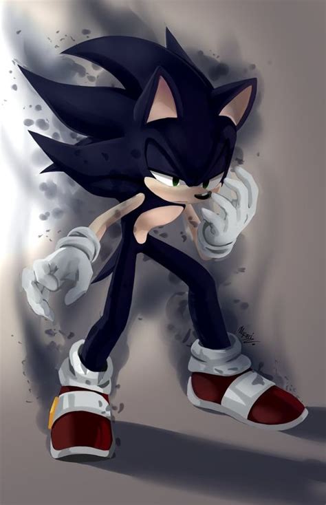 Dark Sonic The Hedgehog Drawings