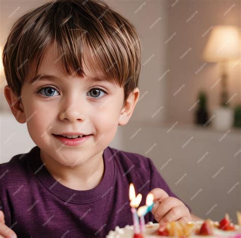 Premium Photo | Happy birthday excited child boy celebrating and having fun at a kids birthday party