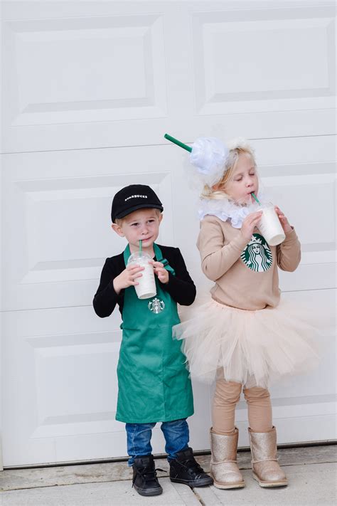 DIY Starbucks Frappuccino and Barista Costumes — first house on finn