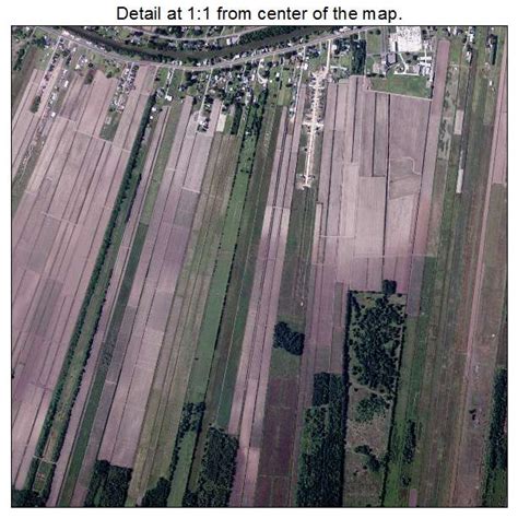 Aerial Photography Map of Raceland, LA Louisiana