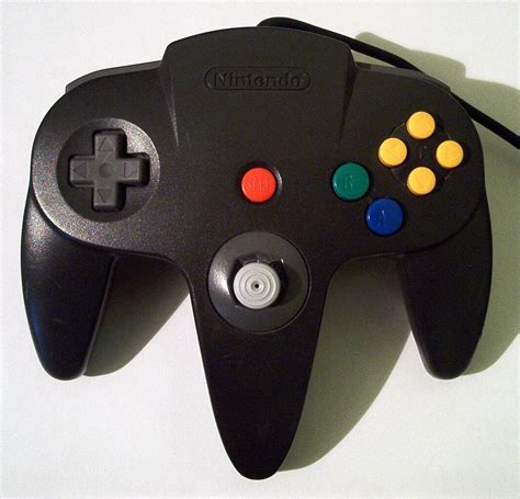 Archivo:N64-controller-black1.jpg - Wikipedia, la enciclopedia libre
