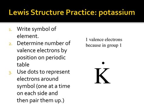 Potassium Ion Lewis Dot Structure