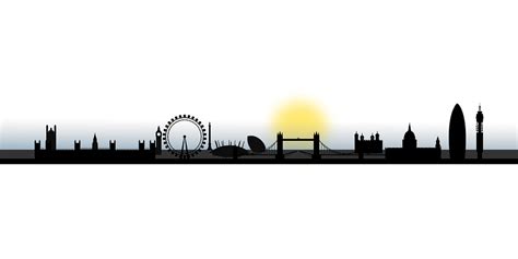 London Skyline Silhouette · Free vector graphic on Pixabay