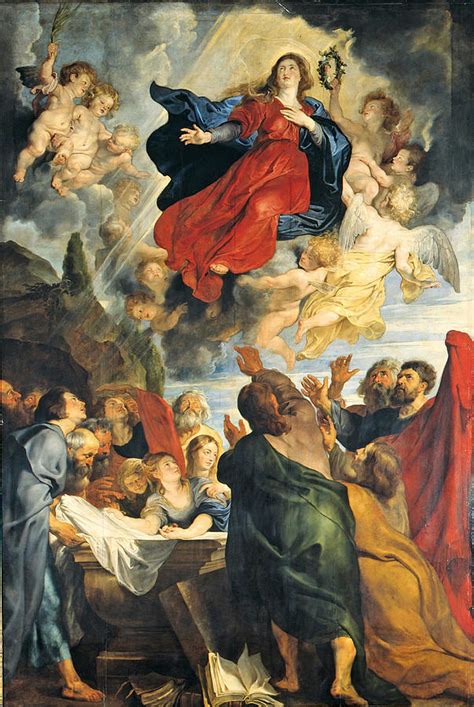 The Assumption of the Virgin Mary - Peter Paul Rubens Painting by Peter ...