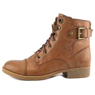 Guess Womens Fella Closed Toe Ankle Combat Boots