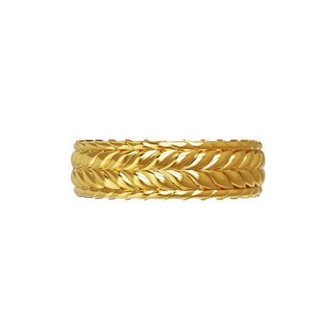 Plain Floral Design Gold Ring 08-02 - SPE Gold,Chennai