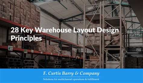 Warehouse Layout Design Principles for Improved Operations