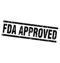 Fda approved stamp Royalty Free Vector Image - VectorStock