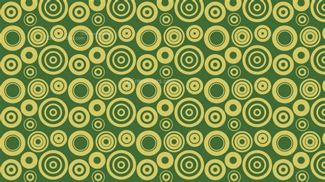 Green Geometric Circle Pattern Background