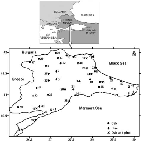 Study area and locations. | Download Scientific Diagram