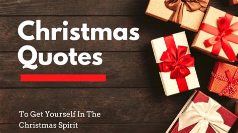 Top 25 CHRISTMAS QUOTES To Get Yourself In The Christmas Spirit | Best ...