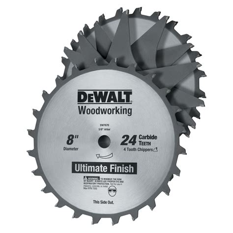 DeWalt 8 in. Stacked Dado set - Tools - Replacement Blades - Dado Blades