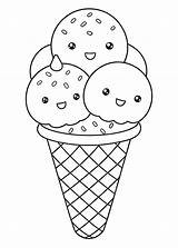 Sweet Ice Cream Coloring Pages Fun For Kids Of All Ages Cute Ice Cream  sketch template
