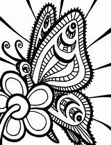 Easy Abstract Coloring Pages sketch template